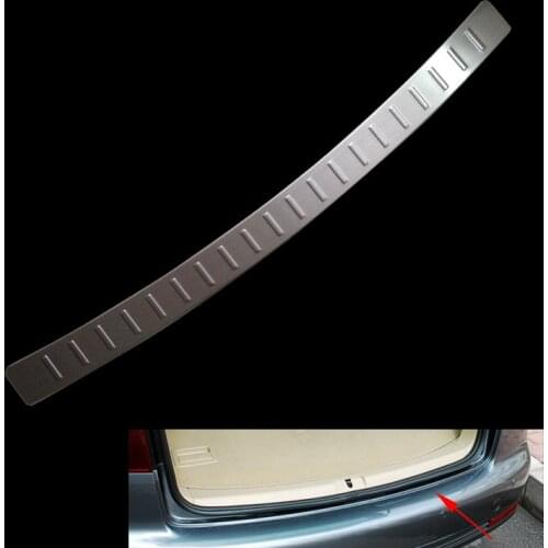 For Volkswagen Touran 2004-2015 stainless steel Rear Bumper Protector Sill Trunk Tread Plate Trim Accessories
