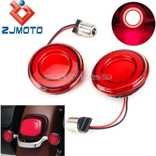 Motorcycle 12V Lighting LED Rear Turn Signal Light Conversions Bullet Style For Harley Dyna Touring Street Glide Electra Glide