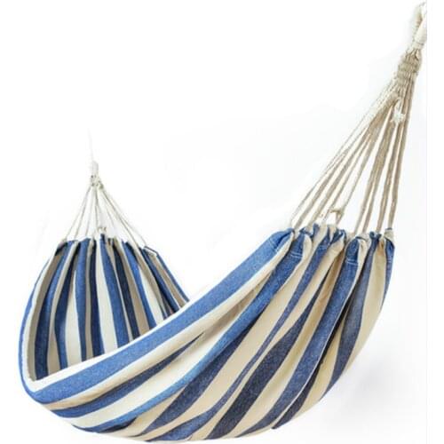 Outdoor Camping Hammock Adult Hammocks Double Thickening Canvas Hammocks Hangmat Hanging Chair Swings Colgante Hamak