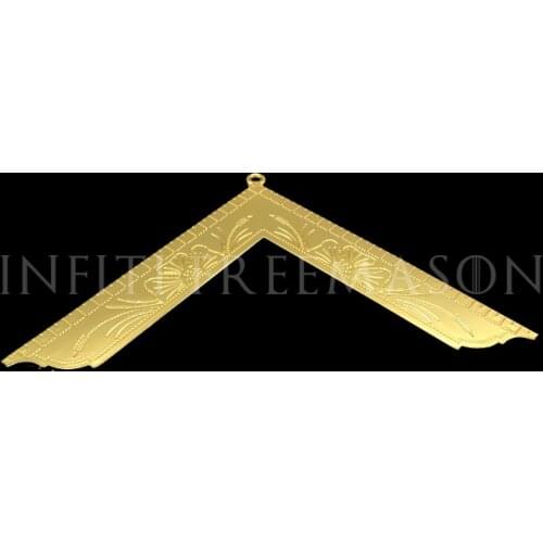 Worshipful Master Masonic Collar Jewel Gold