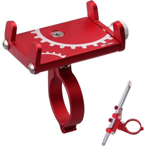 Bicycle Phone Holder Cellphone Holder Handlebar Adjustable Aluminium Alloy Bicycle Mobile Mount Holder Bracket Hot Sale