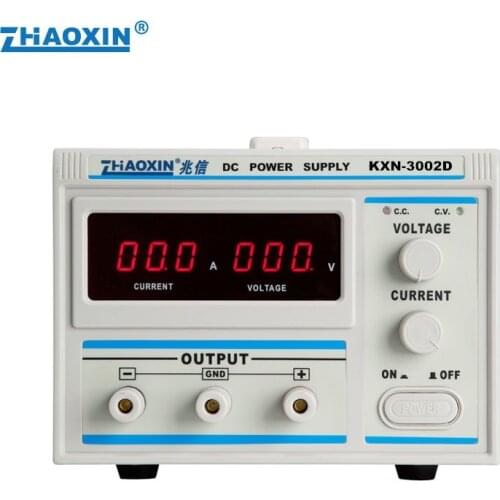 High Power ZHAOXIN Adjustable DC Regulated Power Supply KXN-3002D 0-300V 0-2A Adjustable 0.1V 0.01A