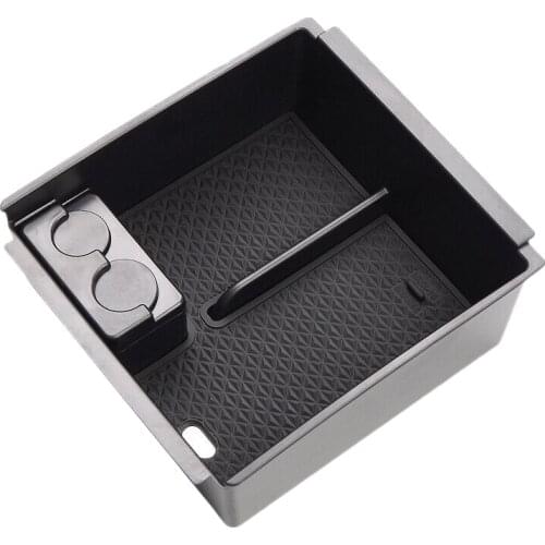 Armrest Box Storage for Isuzu D-MAX MU-X 2012 - 2019 DMAX MUX Tidying Box BLACK