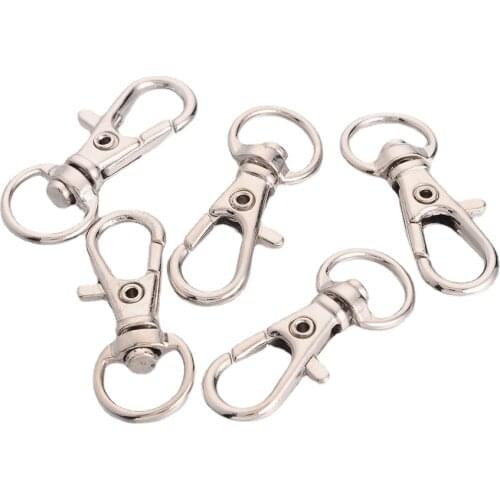 Protection Zinc Alloy Buckles Non-Burr Luggage Accessories Handmade DIY Ornament Accessories Lobster Claw Buckle Keychain