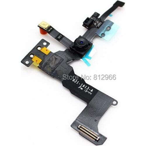 20pcs/lot for iPhone 5S sensor light flex cable+small front camera and microphone