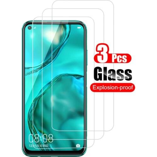 3pcs Tempered Glass for Huawei P40 lite P40Lite E P40 Lite E Screen Protector Protective Film