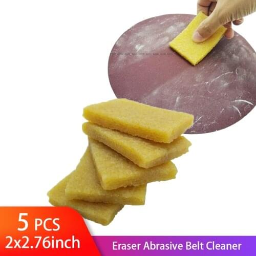 Abrasive Belt Cleaner 5 Pack Cleaning Eraser Abrasive Sanding Belt Cleaner Block for Cleaning Sander, Shoe, Skateboard