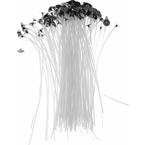 9-20cm 100 PCS Candle Wicks Smokeless Wax Pure Cotton Core For DIY Candle Making Pre-waxed Wicks Party Supplies