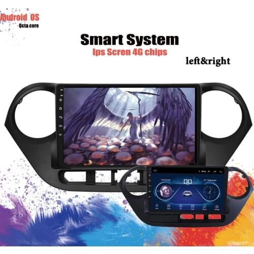 Android 10.0 Octa Core 6GB RAM For Hyundai I10 2014-2017 2018 Car DVD Player GPS Glonass Map DsP Radio Bluetooth Cassette System