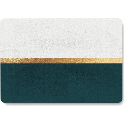 Green Golden White Art Pattern Laptop Case For MacBook Retina Air 11 12 13.3 New Pro 15.4 16 inch Cover shell