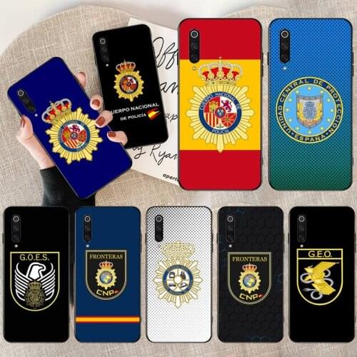 Spain National Police Badge Phone Case for Xiaomi Mi Note 10 Lite Mi 9T Pro xiaomi 10 10 CC9 Pro 9SE