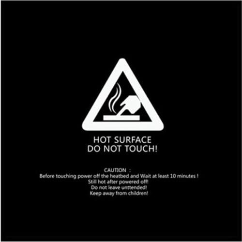 FOR 3D printer platform sticker Aluminum substrate textured paper 200*200mm PC high temperature resistance sticker