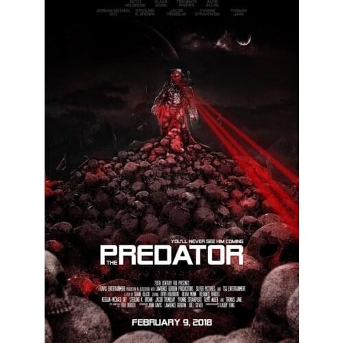 Home Decor The Predator 1018 Movie 4-Silk Art Poster Wall Sticker Decoration Gift