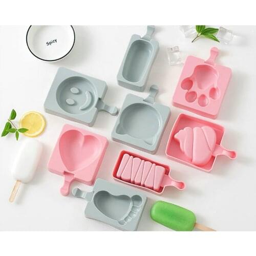 Handmade homemade ice cream mould ice cube tray maker silicone mold kitchen tools