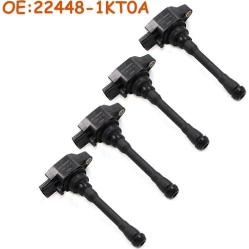 4 PCS 22448-1KT0A 22448-JA00C Ignition Coil For Nissan NV200 Rogue Versa For Infiniti FX37 M56 QX70 UF549 C1696 car accessories