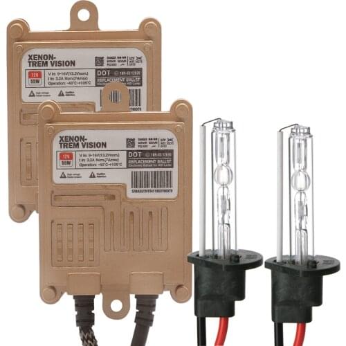 H1 H3 H7 H8 H11 9005 HB3 9006 HB4 881 H27 D2H Car Xenon Light HID Kit 12V AC Ballast Bulb 55W 6000K 8000K Headlight Fog Light