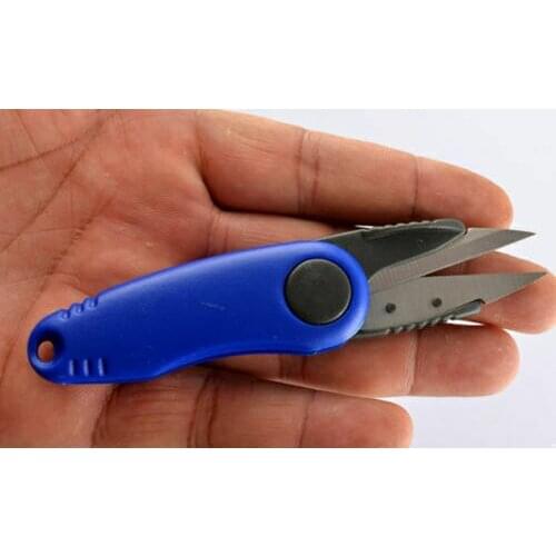 Fishing Line Cutters Clippers- Retractable Pocket Size Keyring Scissors Pliers