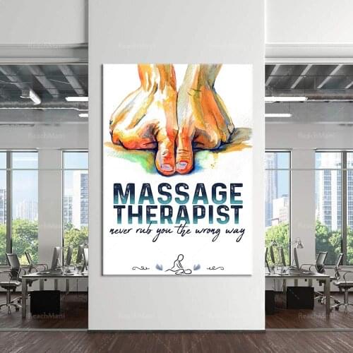 A massage therapist will never rub your poster in the wrong way. Life Home Decoration Wall Art Printed Poster