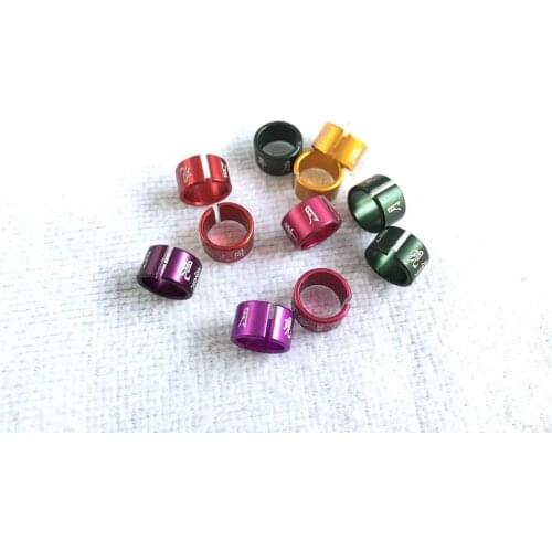 50pcs open Identification pigeon Canaries Bird Rings leg Canary rings metal