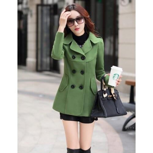 Fashion Ladies Woolen Coat Winter Cloths for Women Imitation Of Cashmere South Korea Clothing Winter Wool jacket Woman Office