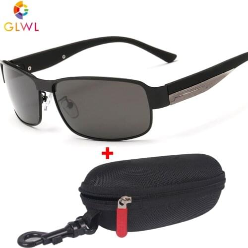 Brand Sunglasses For Men Luxury Design 2021 Glasses With Case High Quality Eyeglasses Polarized Sun Lenses Golden Goggles Retro