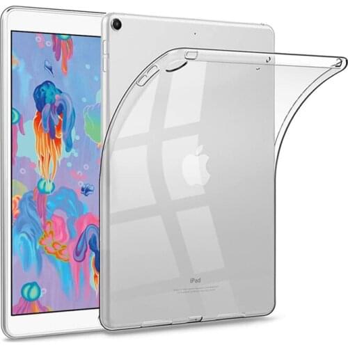 Soft TPU Case For iPad 2017 9.7"2018 9.7" Ultra Slim Transparent Case For iPad 5th 6th Generation Back Case For iPad A1823 A1954