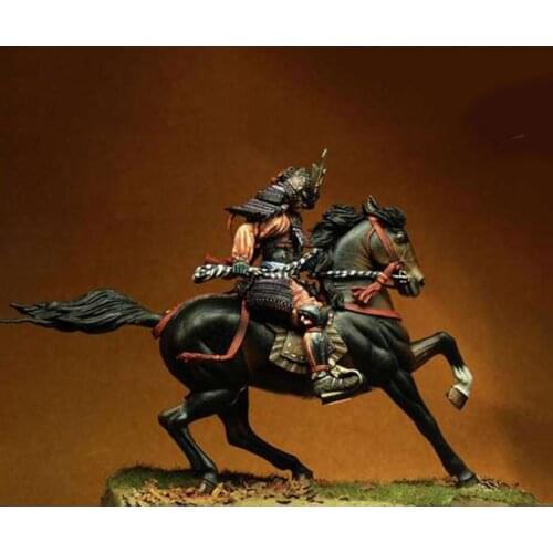 1/24 Resin Figure Building Kit Samurai With Horse