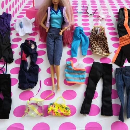 30cm Doll Dress Fashion Changing clothes for licca For Barbie Doll Accessories Baby Toys Best Girl' Gift