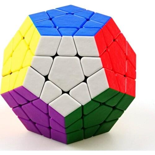Shengshou 3x3 Megaminxeds Cube Stickerless 3x3x3 Gem Magic Cube 3Layers Speed Professional Puzzle Toys For Children Kids Gift
