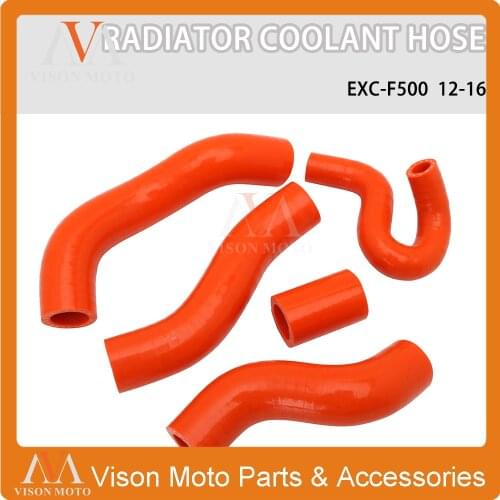 Motorcycle 4.5mm Silicone Radiator Coolant Hose For KTM EXC-F500 EXCF500 EXC 500F 2012 2013 2014 2015 2016 12-16 Motorcycle