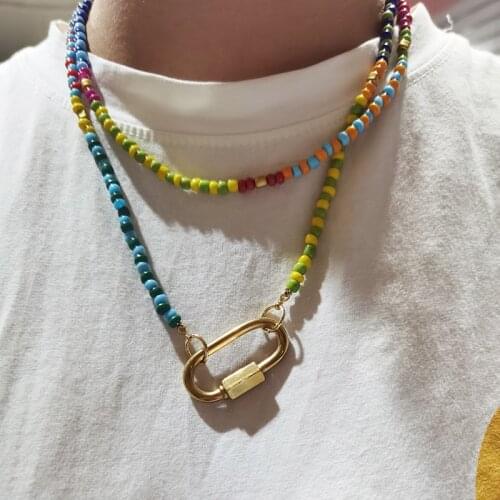 Unique Long Beaded Sweater Chain Silver-color Beads Natural Pearl Necklace Creative Wear Women Matching Accessories бусы bijoux