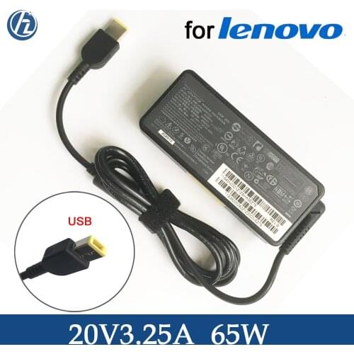 AC Adapter 20V 3.25A Laptop Charger for Lenovo ADLX45NCC3A ADLX45NLC3A ADLX45NDC3A ADLX65NCC3A ADLX65NLC3A 0B47481 ADLX45NCC2A