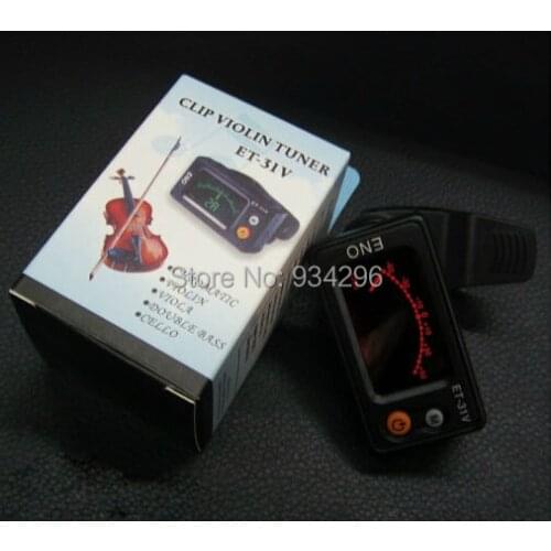 10Pcs Tuner Special For Violin Use Digital LCD Black Clip On Automatic Violin Tuner