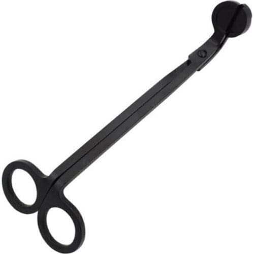 18*6CM Stainless Steel Candle Wick Trimmer Oil Lamp Trim scissor tijera tesoura Cutter Snuffer Tool Hook Clipper JF