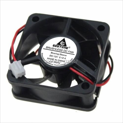 20 Pieces LOT Gdstime Cooler 5CM 5020 50mm 50x50x20mm DC 12V 2Pin Brushless Cooling Fan