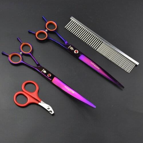 30% Off 8.0 Inch Scissor for Pet Grooming Scissors for Dog Cat Hair Beauty Pet Store Using Shear Clipper Stainless Steel