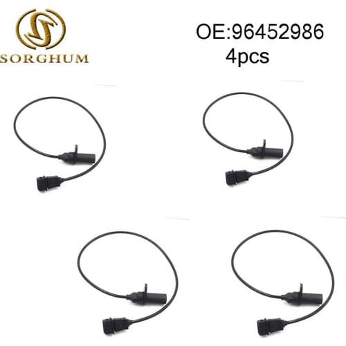 4pcs New 96452986 Front Engine Crankshaft Position Sensor CPS For Matiz 04-09 1.0L 0.8L