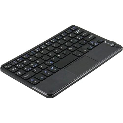 7inch Ultra-Slim Wireless Bluetooth Keyboard With Built-in Multi-touch Touchpad And Rechargeable Battery For Android And Windows