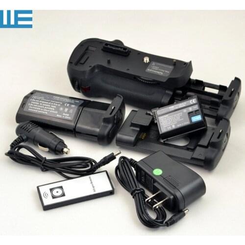 MB-D12 Battery Grip+IR Remote Control+EN-EL15 Battery+EN-EL18A EN-EL18 Battery+Charger for Nikon D800 D800E D810 Cameras
