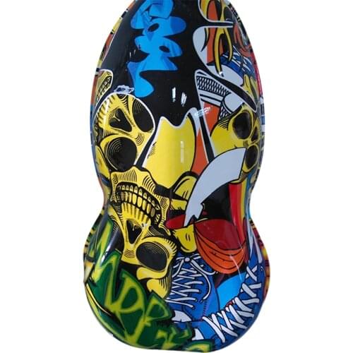 ITAATOP Bomb Cartoon Skull Hydrographic Film TSCH002 0.5M * 2/10/20M Water Transfer Printing Film