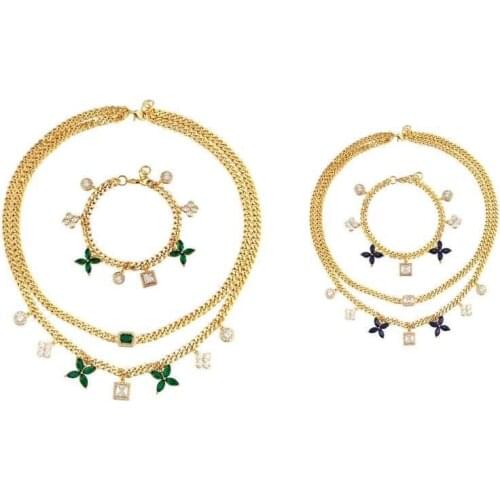 Janekellypcs Bridal Zirconia Full Jewelry Sets For Women Party, Luxury Dubai Nigeria CZ Crystal Wedding Jewelry Sets