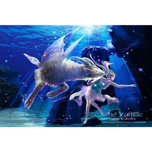 Capricorn The wooden puzzle 1000 pieces ersion jigsaw puzzle white card adult adult heart disease mental Relax toys