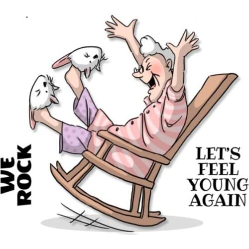 Rocking Chair Transparent Silicone Clear Rubber Stamp Scrapbooking DIY Cute Pattern Photo Album Paper Card Decor Cartoon hippo