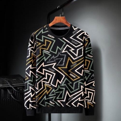 Plus size 10XL-XL Men Spring 2021 Pullover Japanese Street Harajuku Clothing Oversized Printed Anime Sweatshirt Men