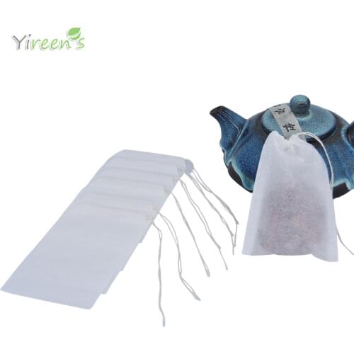 Free shipping! 1000pcs/lot 90 X 125mm TEA FILTERS with Single Strings, Disposable Filter Paper TeaBags, Loose Herb filter bag
