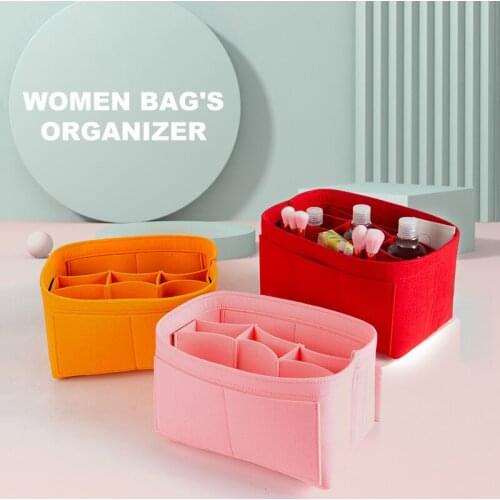 Womens Bag Organzier Eco-friendly Felt Material with Detachabl Compartment for Speedy Neveryfull Tote Shopping Other Bag