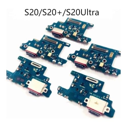 Original Charger Port Flex Cable Parts For Samsung Galaxy S20 G981 USB New Charging Board For Samsung Galaxy S20 Plus G986 Ultra