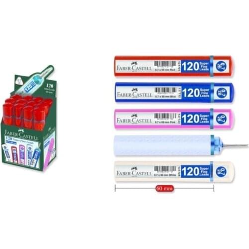 Grip Min 0.7 2b 60mm, 120 Pen In-Eco Set ( 5 Pcs)