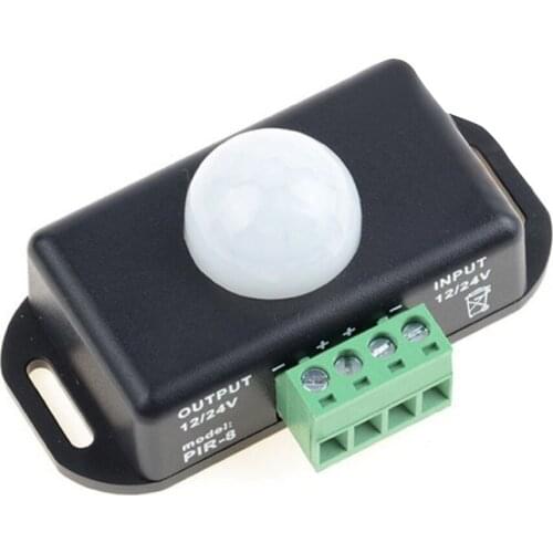 Body Infrared PIR Motion Sensor Switch Human Motion Sensor Detector Switch For LED Light Strip Tape Ribbon Automatic DC12V/24V