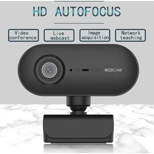 Full HD 1080P 2K Auto Focus Webcam with Microphone Compatible with Zoom/Skype/Facetime PC Computer Mac Laptop Desktop Web Camera